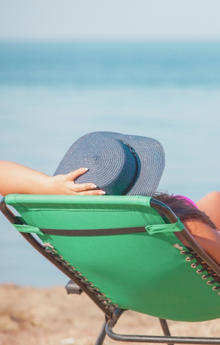 relax by the beach
